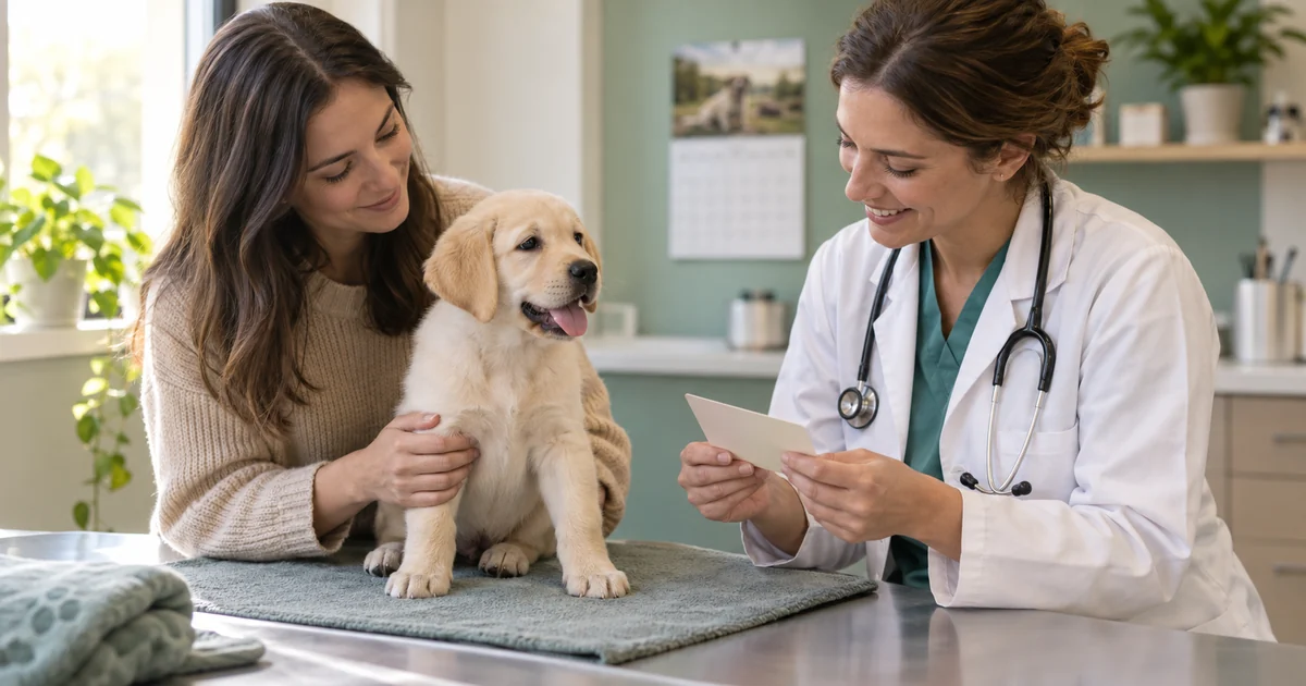 Dog vaccination schedule tracked in the PokiPaw app